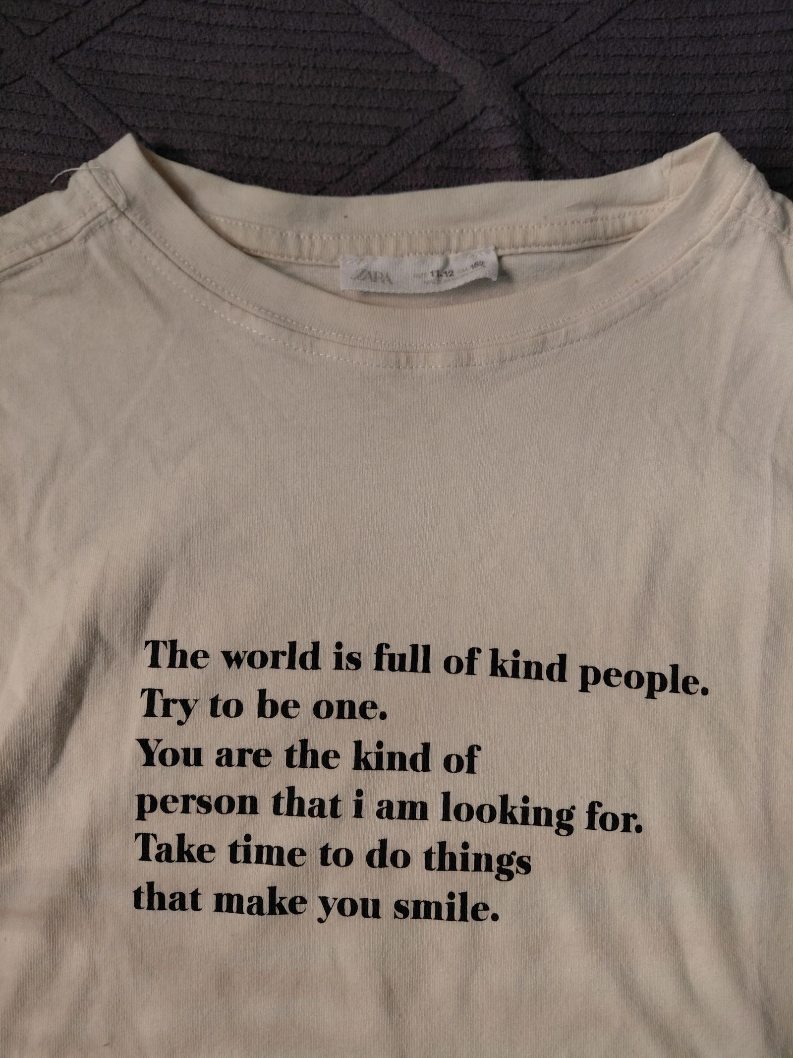 Zara tekst T-shirt – photo 5